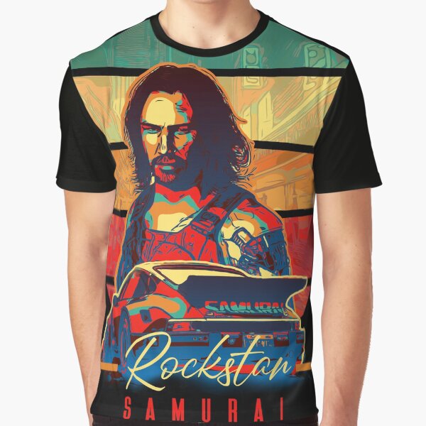 Item preview, Rockstar Samurai, johnny Silverhand , cyberpunk fan designed and sold by mwebba2005.