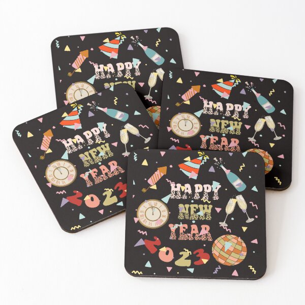 Item preview, Retro Happy New Year 2023, Boho New Year 2023 designed and sold by desireedickens.