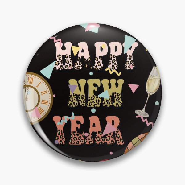 Item preview, Retro Happy New Year 2023, Boho New Year 2023 designed and sold by desireedickens.