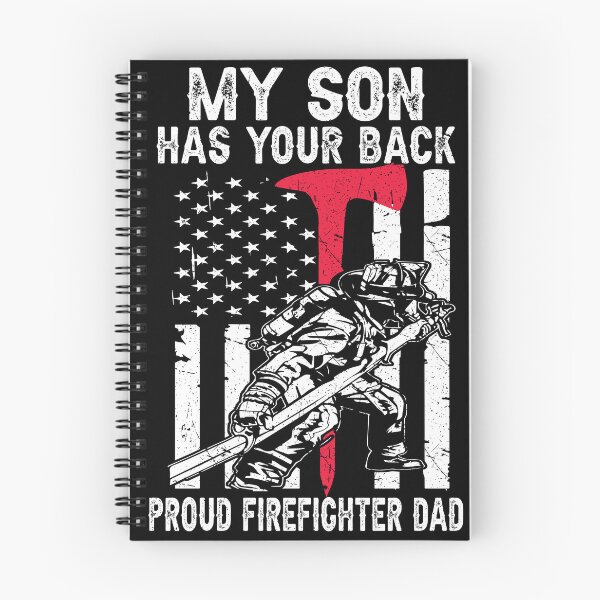 Item preview, Firefighter Son Fireman Proud Dad Design For Firefighter Papa designed and sold by MichalwSatterf.