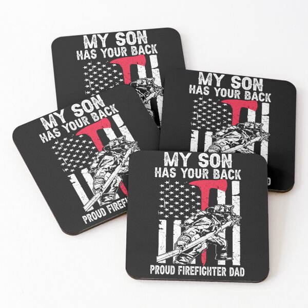 Item preview, Firefighter Son Fireman Proud Dad Design For Firefighter Papa designed and sold by MichalwSatterf.