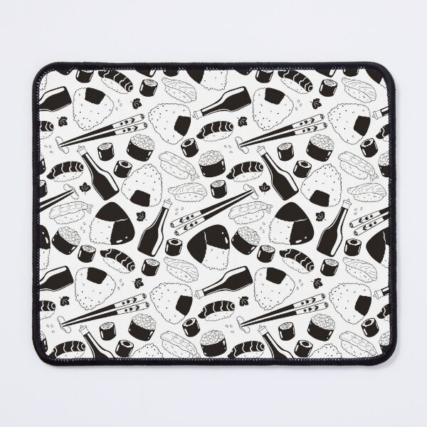 Item preview, pattern with sushi and onigiri. designed and sold by burbura.