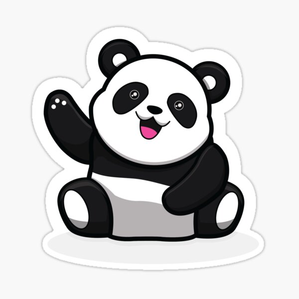 Hello Panda Stickers for Sale | Redbubble