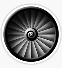Jet Engine Sticker