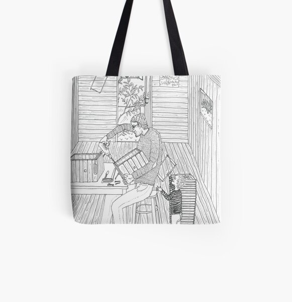 beegarden.works 008 All Over Print Tote Bag