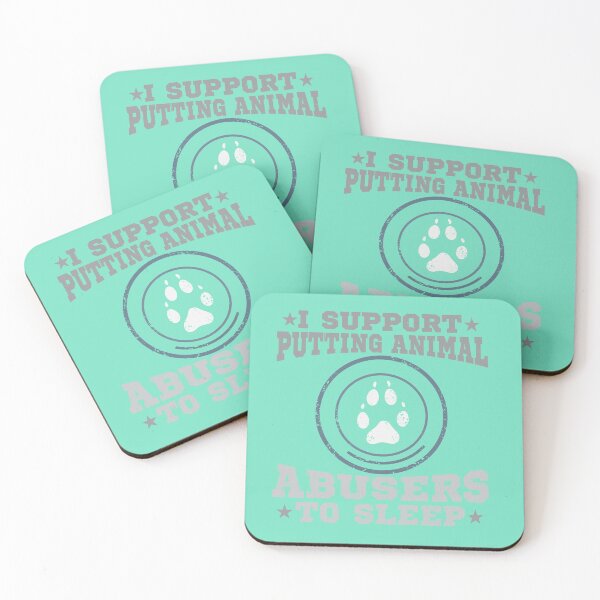 Item preview, i support putting animal abusers to sleep designed and sold by roboartpixel.