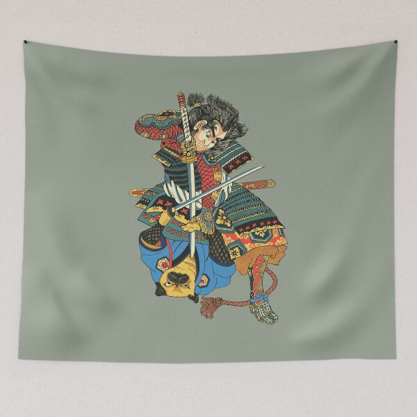 Item preview, Samurai and Pug designed and sold by Huebucket.
