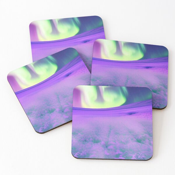 Item preview, Beautiful Aurora Borealis Above Flowers designed and sold by VitalDesigner.
