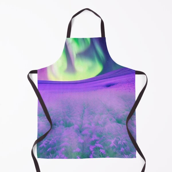 Item preview, Beautiful Aurora Borealis Above Flowers designed and sold by VitalDesigner.