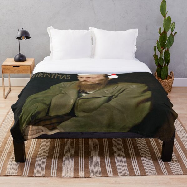 Item preview, Fyodor Dostoevsky wishes you Merry Christmas designed and sold by ReneMagritteArt.