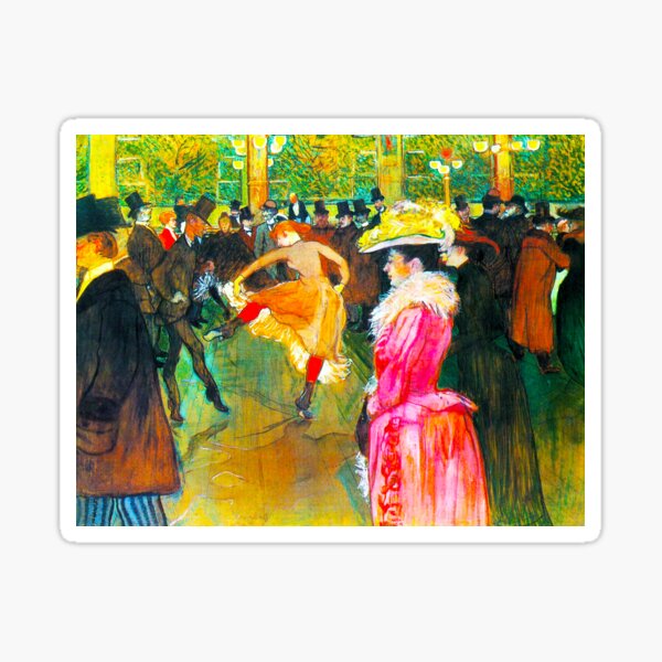 Artikel-Vorschau von HD Henri de Toulouse-Lautrec - The Dance, designt und verkauft von gologodesigns.