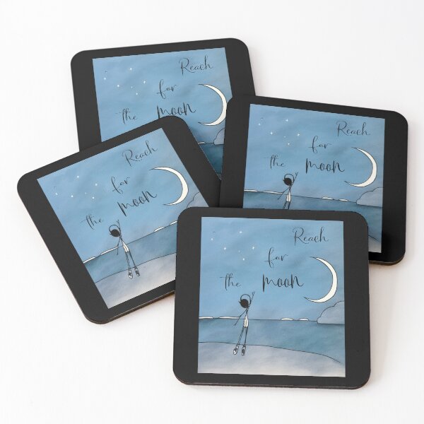 Item preview, Reach for the moon designed and sold by CottagePop.