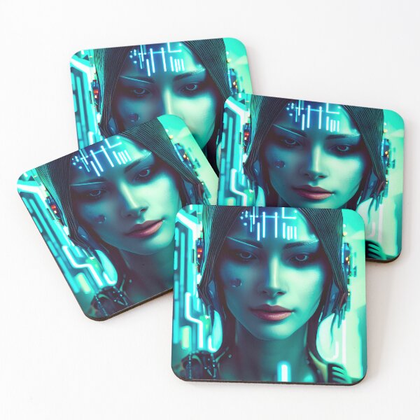 Item preview, Cyberpunk Hotties (23) - Beautiful Sci fi Women designed and sold by TheThirdEye.