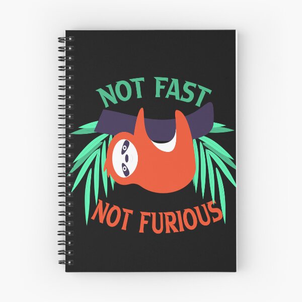 Item preview, Not Fast Not Furious - funny orange Sloth designed and sold by hamzablk.