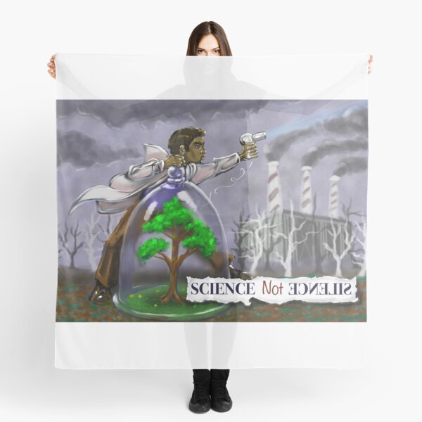 Science Not Silence #1 by Wesly Alvarez Scarf