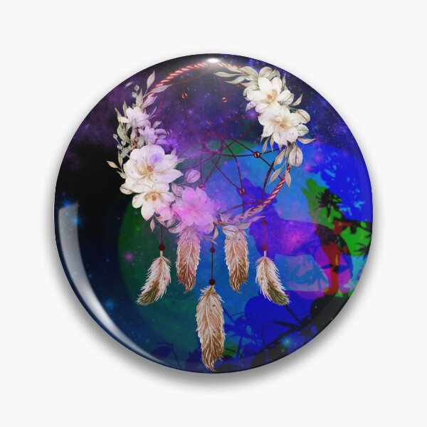 Item preview, Dream Catcher with galaxy and wolf designed and sold by Enchanter18.