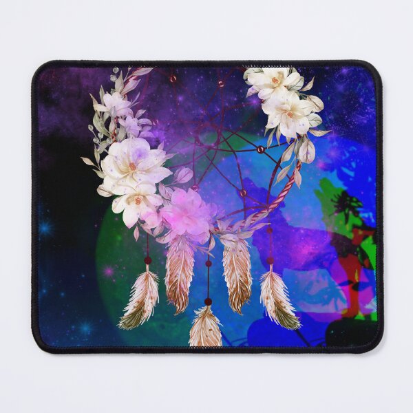 Item preview, Dream Catcher with galaxy and wolf designed and sold by Enchanter18.