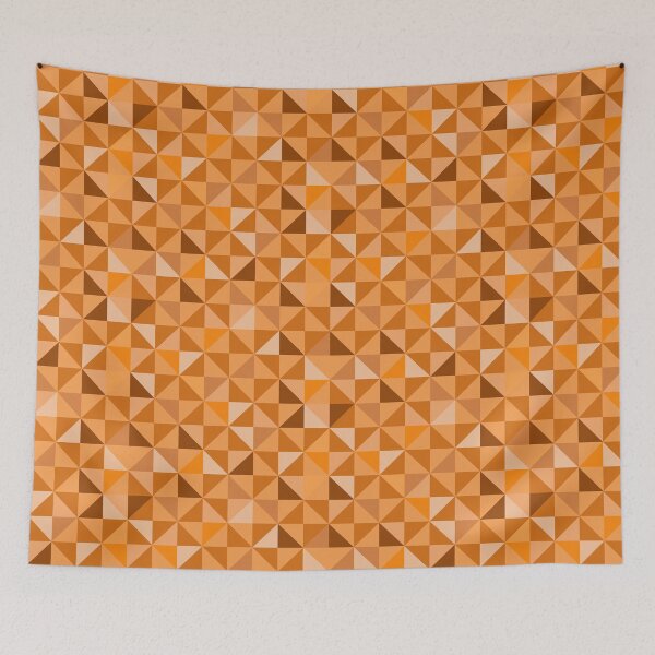 Item preview, Orange Triangle Pattern designed and sold by stylebytara.