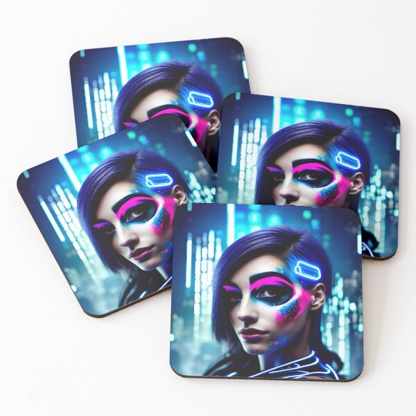 Item preview, Cyberpunk Hotties (24) - Beautiful Sci fi Women designed and sold by TheThirdEye.