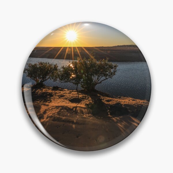 Item preview, Sun setting over ocean inlet designed and sold by Southern Cross Lifestyle .