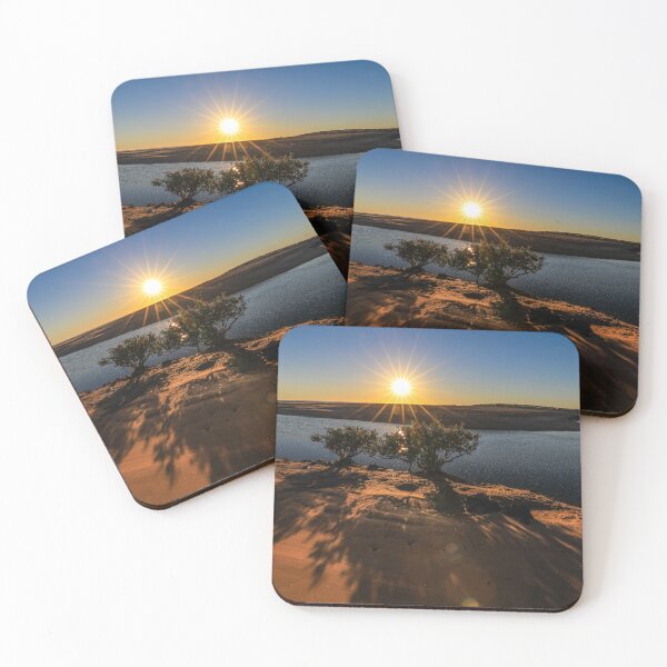 Item preview, Sun setting over ocean inlet designed and sold by Southern Cross Lifestyle .