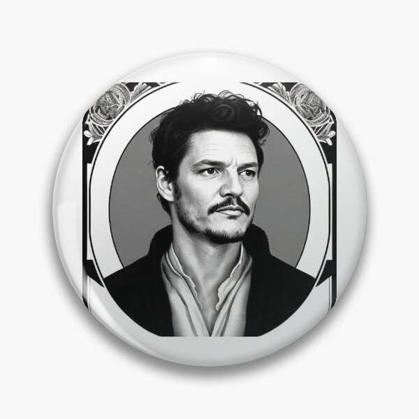 Item preview, Mystical Pedro Pascal in Black and White designed and sold by ecdato.