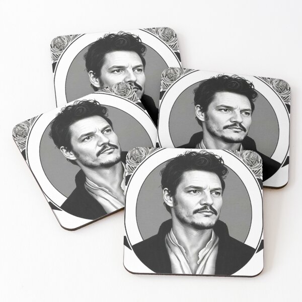 Item preview, Mystical Pedro Pascal in Black and White designed and sold by ecdato.