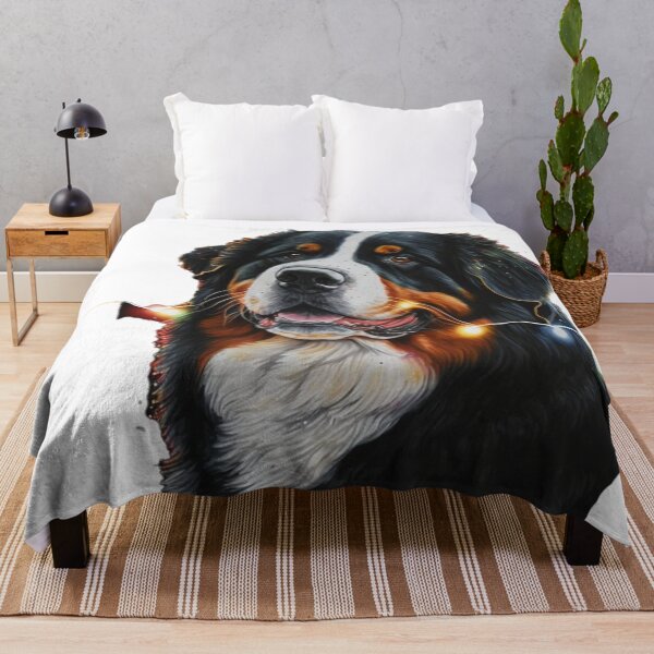 Item preview, cute bernese mountain christmas lights bernese mountain dog lover xmas 06 designed and sold by printiesart.