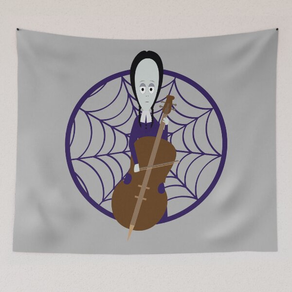 Item preview, Wednesday Addams Playing Cello designed and sold by mohamedeldin.