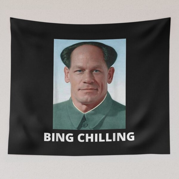 Item preview, Bing Shi Ling Bing Chilling Ice Cream Chinese Meme T-Shirt designed and sold by Baron-Hagen.