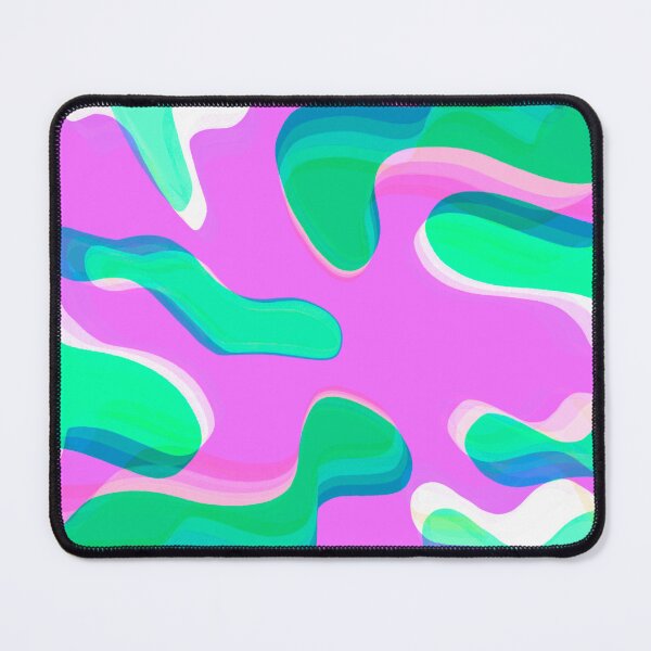 Item preview, Multicolor Neon Green, Blue and Purple Bubbly Pattern Design designed and sold by theprintedclub.