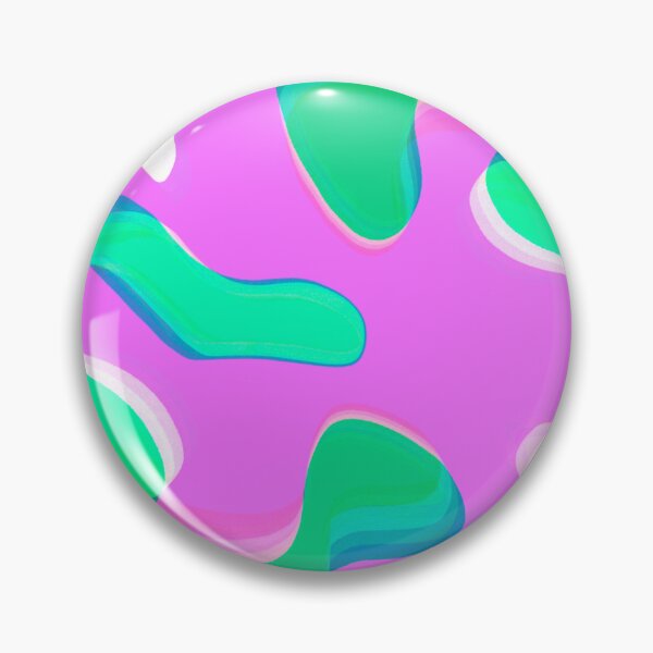 Item preview, Multicolor Neon Green, Blue and Purple Bubbly Pattern Design designed and sold by theprintedclub.