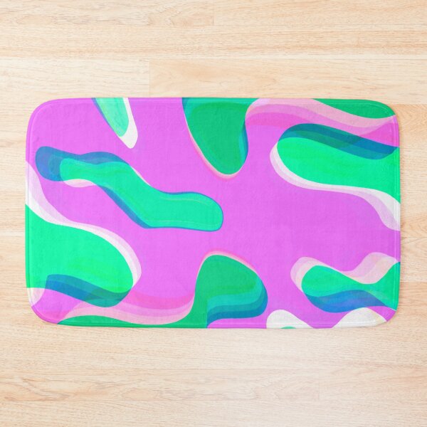 Item preview, Multicolor Neon Green, Blue and Purple Bubbly Pattern Design designed and sold by theprintedclub.