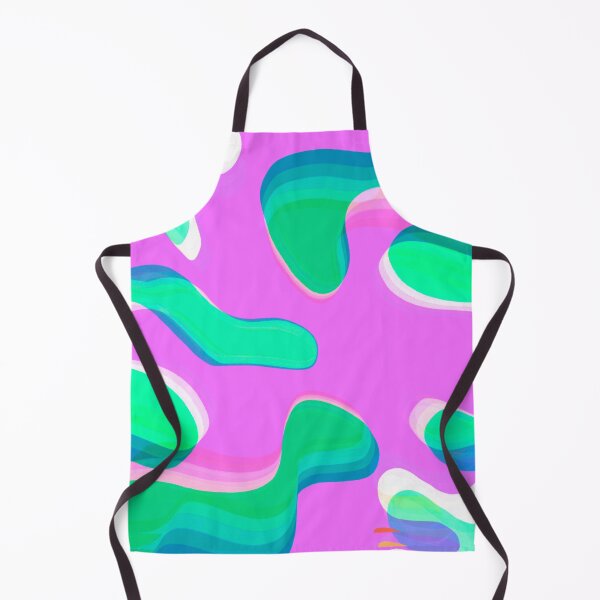 Item preview, Multicolor Neon Green, Blue and Purple Bubbly Pattern Design designed and sold by theprintedclub.