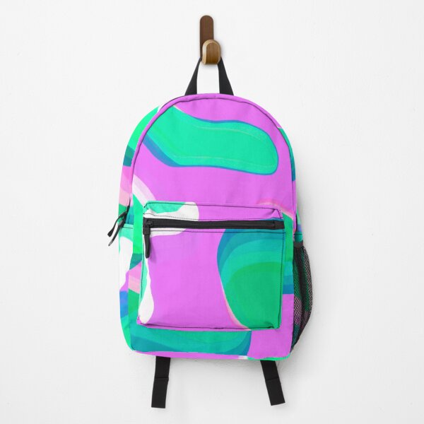 Item preview, Multicolor Neon Green, Blue and Purple Bubbly Pattern Design designed and sold by theprintedclub.
