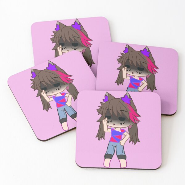 Item preview, Girl I think better I don't think - Girl chibi gacha Anime - Dolls Gacha Club designed and sold by gachanime.