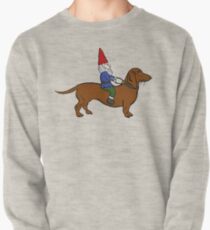 Gnome Riding a Dachshund Pullover