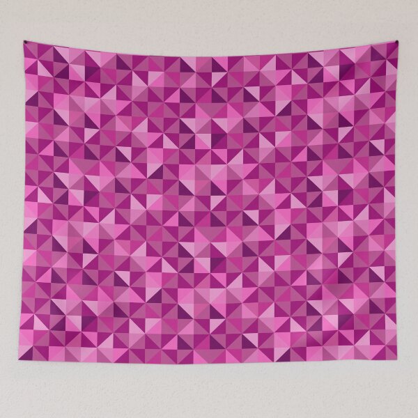 Item preview, Pink Triangle Pattern designed and sold by stylebytara.