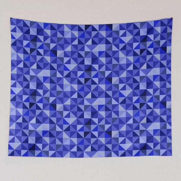 Item preview, Blue Triangle Pattern designed and sold by stylebytara.