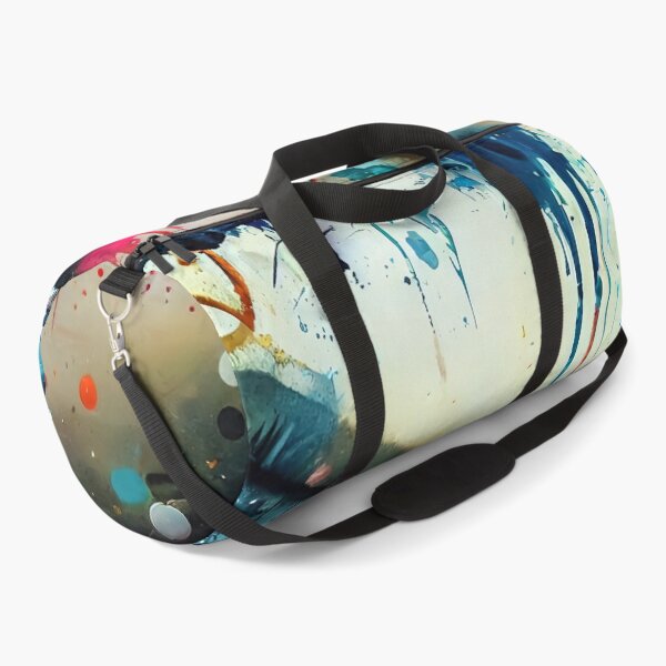 Item preview, Abstract teal blue watercolour of a human eye with splotches of colourful paint. designed and sold by justinasv775.
