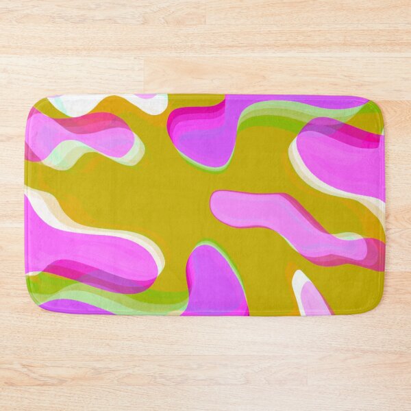 Item preview, Multicolor Neon, Mustard, Pink and Purple Bubbly Pattern Design designed and sold by theprintedclub.