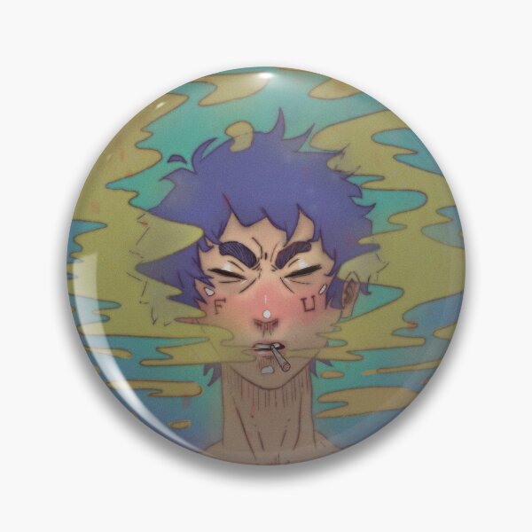 Item preview, A anime boy smoking cigarette illustration in anime / manga style designed and sold by Hussein Hamamsy.