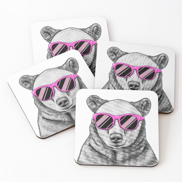 Item preview, Pink Glasses Bear designed and sold by Albert Diggs.
