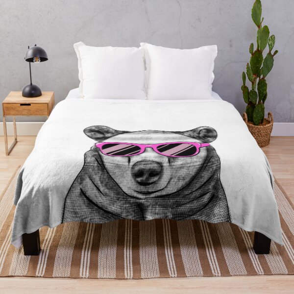 Item preview, Pink Glasses Bear designed and sold by Albert Diggs.