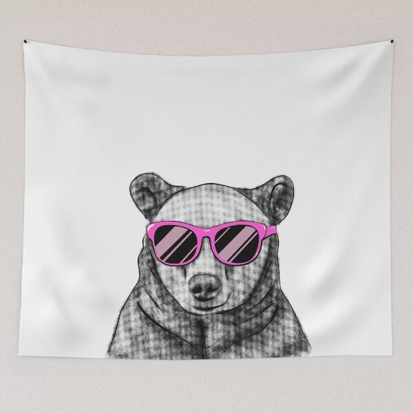 Item preview, Pink Glasses Bear designed and sold by Albert Diggs.