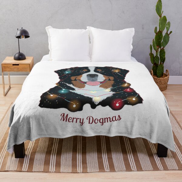Item preview, cute bernese mountain christmas lights bernese mountain dog lover xmas 01 designed and sold by printiesart.