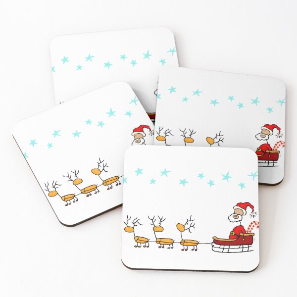 Item preview,     Santa's Sleigh and Reindeer designed and sold by Josep  Mestres.