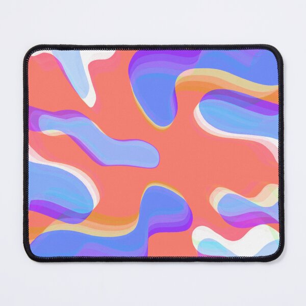 Item preview, Multicolor Neon, Salmon, Orange, Lilac and Purple Bubbly Pattern Design designed and sold by theprintedclub.