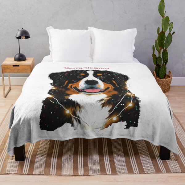 Item preview, cute bernese mountain christmas lights bernese mountain dog lover xmas 02 designed and sold by printiesart.