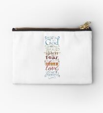 God Didn't Giv Us Zipper Pouch